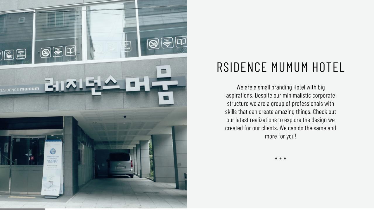 Residence Mumum Hotel Ciudad Metropolitana de Ciudad Metropolitana de Busan Exterior foto